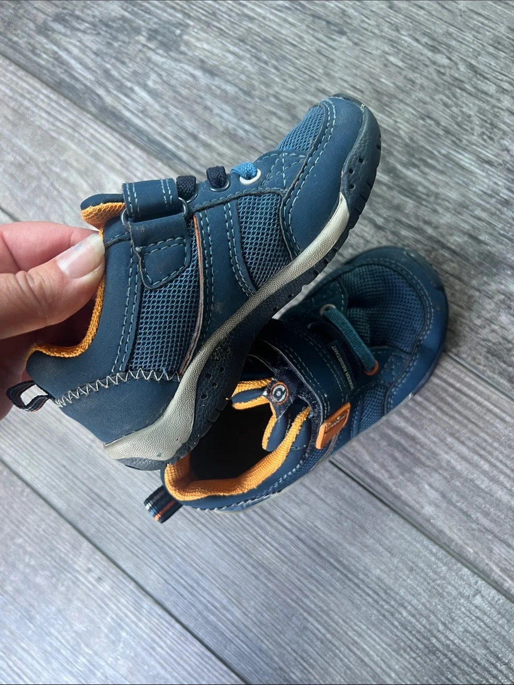 pediped Navy Flex Justice Shoes- unisex 7.5-8 toddler